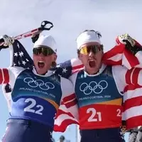 Ogden and Schumacher Secure Historic Silver for U.S. in Olympic Cross-Country Team Sprint