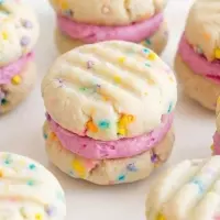 Delightful Pink Sprinkle Meltaway Sandwich Cookies: An Easy Recipe