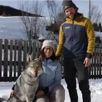 Nazgul, the Wolfdog, Becomes Unlikely Olympic Sensation in Italy