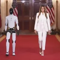 Humanoid Robot Shares Spotlight with Former First Lady at White House Tech Summit