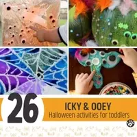 26 Delightful & Messy Halloween Activities for Toddlers